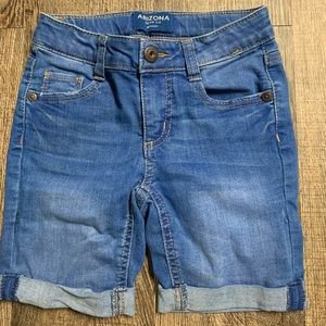 Denim blue shorts pants